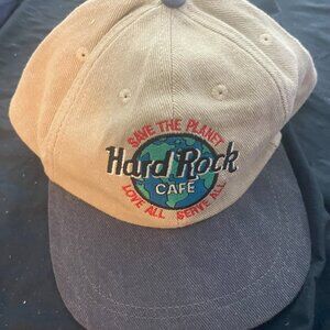 Vintage Hard Rock Cafe Edinburgh Hat – Save The Planet Strapback Cap